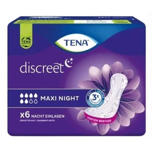 Tena, Discreet Maxi night, Вкладиші, 6 шт