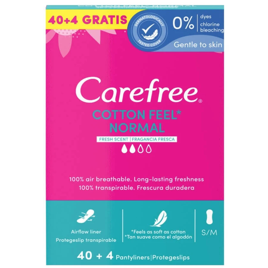 Ежедневные прокладки Carefree, Comfort 3D, 44 шт.: цены и характеристики