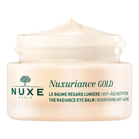 Набор Nuxe Nuxuriance Gold, бальзам де очи илюминатор, piele uscată, 2 x 15 мл + geantă cosmetică gratuită: цены и характеристики