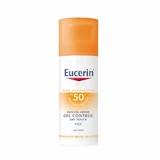 Eucerin Oil Control Сонцезахисний гель-крем для шкіри з контролем виділення себума SPF 50+, 50 мл