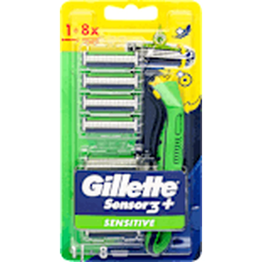 Бритва Gillette Gillette Sensor3 Sensitive + 8 заправок, 1 шт.: цены и характеристики