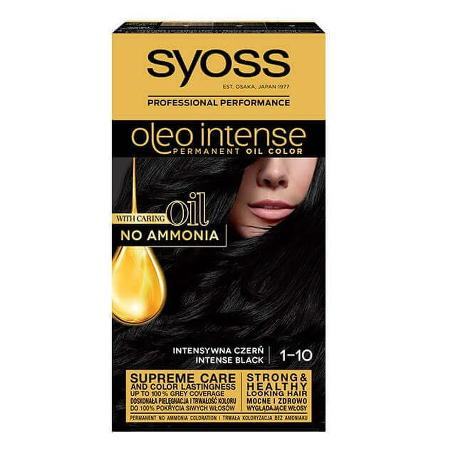 Фарба для волосся Syoss Oleo Intense Intense Black 1-10: ціни та характеристики