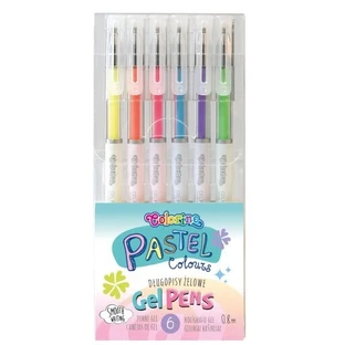 Colorino, пастельные гелевые ручки, 6 цветов