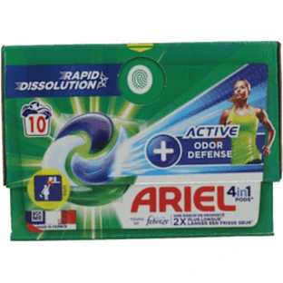ARIEL Капсулы для стирального порошка 4в1 Active, 10 шт.