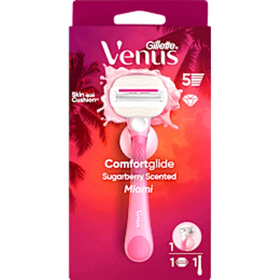 Жіноча бритва Gillette Venus Sugarberry Miami, 48,75 г: ціни та характеристики