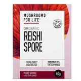 Спори рейші, 1000 мг, 60 г, MushroomsForLife
