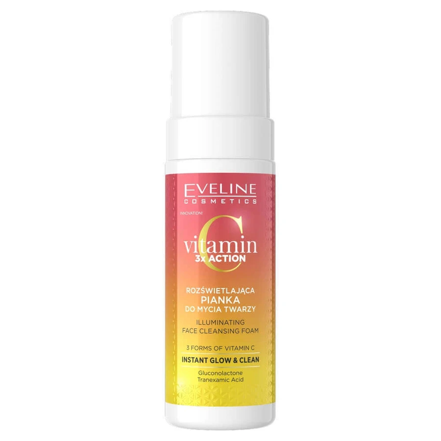 Eveline Cosmetics Vitamin C 3x Action Illuminating Foaming Facial Cleanser, 150 мл: цены и характеристики