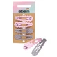 Ebelin, Восковые зажимы для косы, точечные, 4 штуки