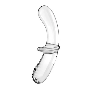 Satisfyer Double Crystal Glass Dildo Transparent, 1 шт
