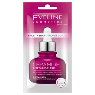 Eveline Cosmetics, Face Therapy Professional, Ampoule Mask Rebuilding the Hydrolipid Barrier with Ceramides, 8 мл
