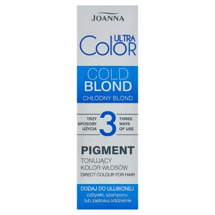 Joanna Ultra Color Краска для волос Тонирующий пигмент "Чодний блондин", 100 мл