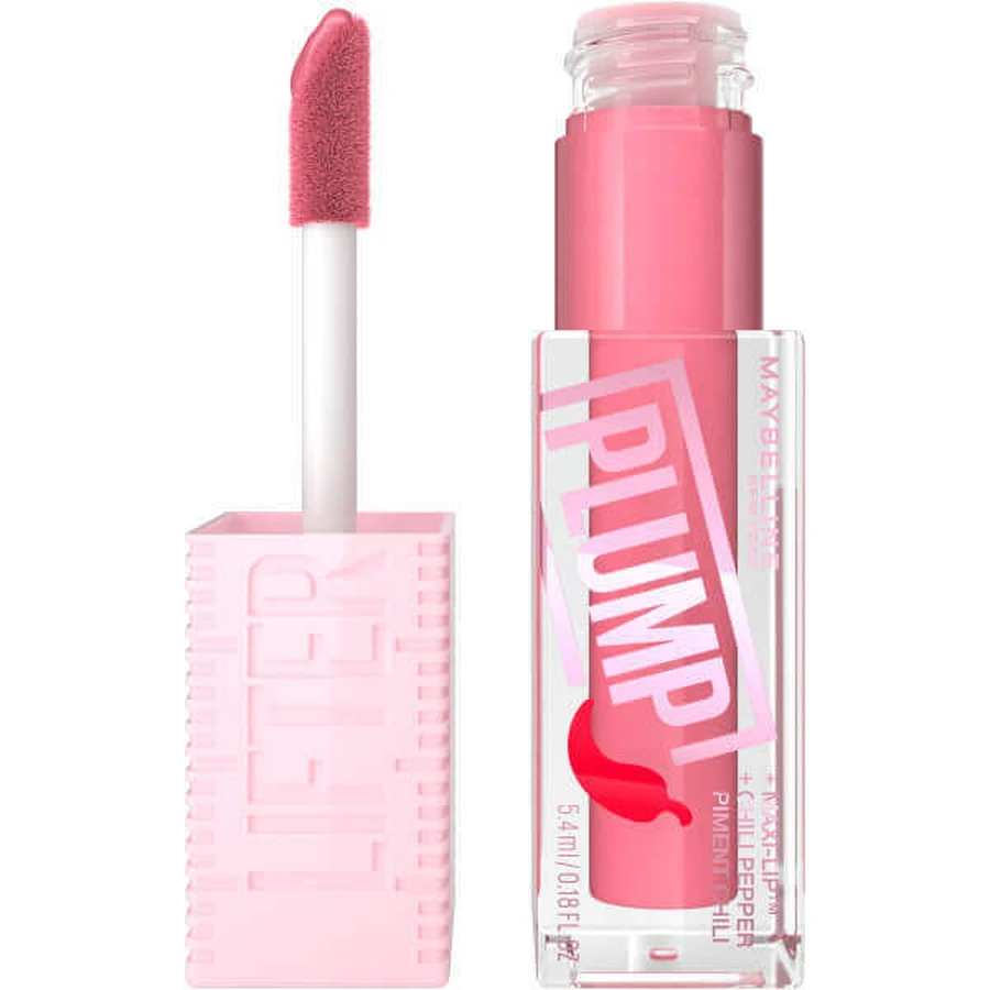 Maybelline Lifter Plump Lip Gloss 001 Blush Blaze, 5,4 мл: ціни та характеристики
