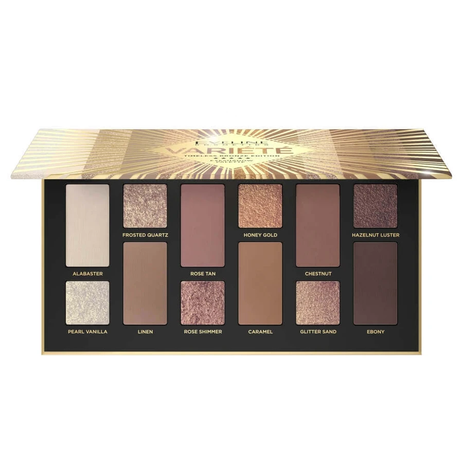 Eveline Cosmetics Variete Eyeshadow Palette 12 farduri de ochi Timeless Bronze Edition, 9.5g: цены и характеристики
