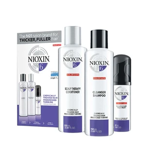 Шампунь для волосся Nioxin System 6 Set 150 мл + кондиціонер для волосся 150 мл + засіб для догляду за волоссям 40 мл