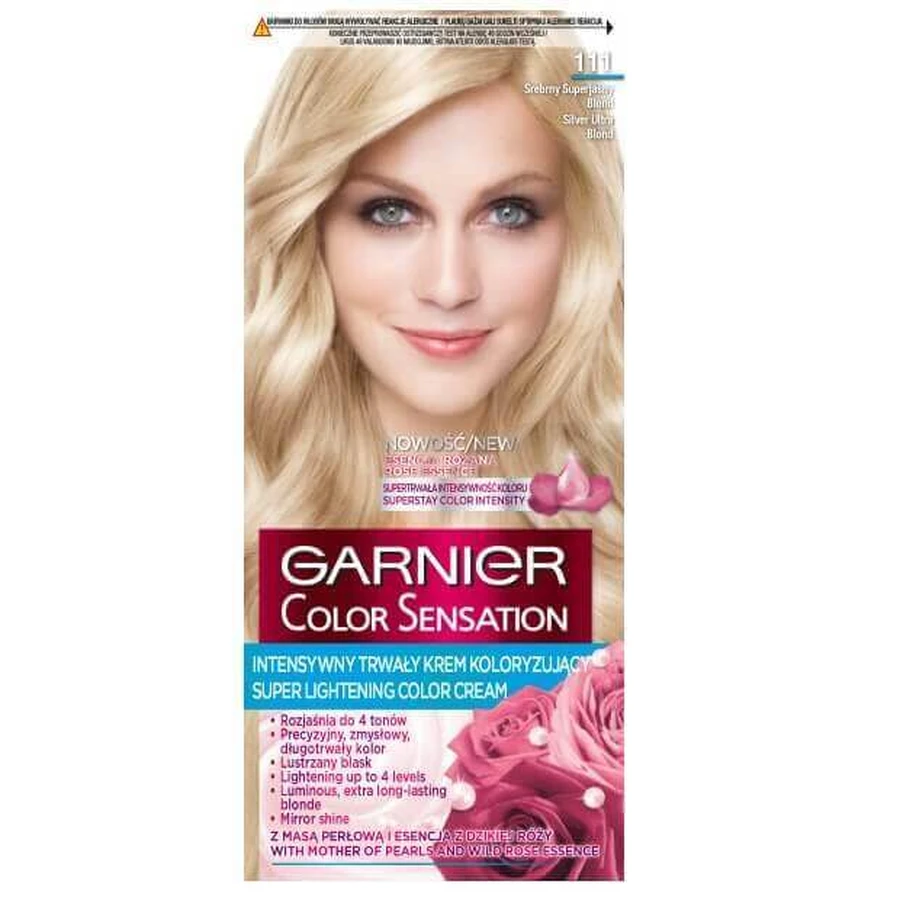 Крем-фарба Garnier Color Sensation 111 Silver Super Light Blonde: ціни та характеристики