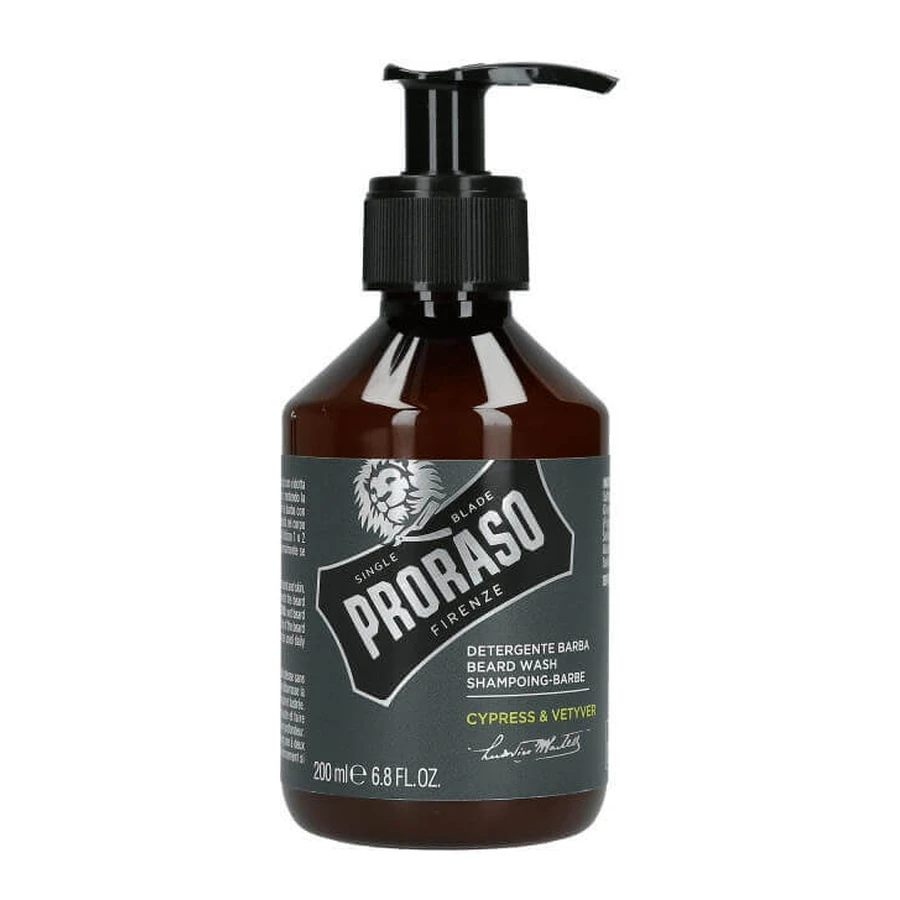 Шампунь для бороди Proraso Cypress & Vetyver, 200 мл: ціни та характеристики