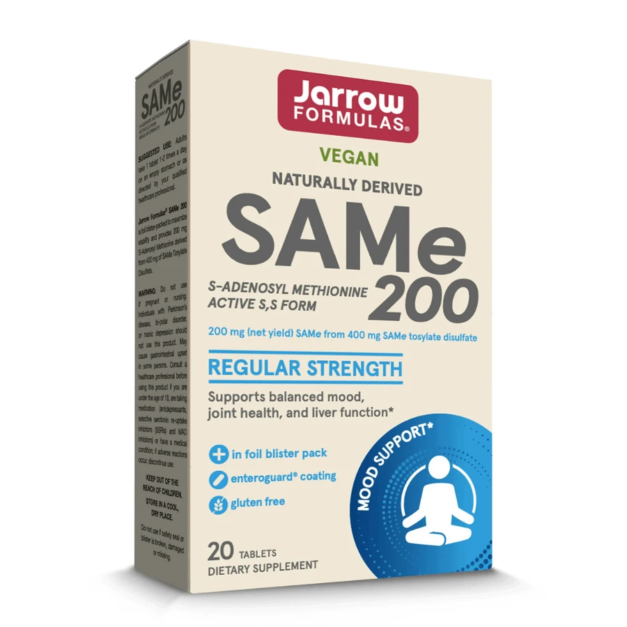 SAM-e, 200 мг, 20 таблеток, Jarrow Formulas: цены и характеристики