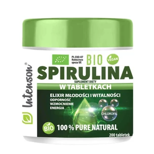 Intenson Bio Spirulina 100%, 200 табл