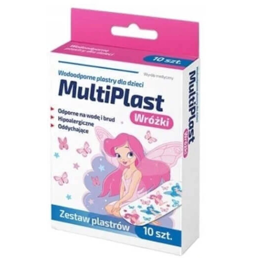 Дитячі водостійкі пластирі MultiPlast Fairy 10 шт: ціни та характеристики