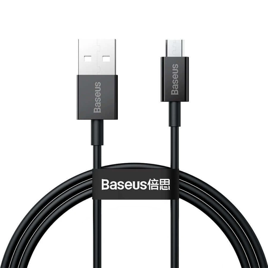 Кабель Baseus Superior USB-A / Micro USB 2A 1 м - чорний: ціни та характеристики