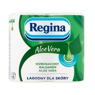 Regina, Туалетная бумага с алоэ вера, 4 рулона