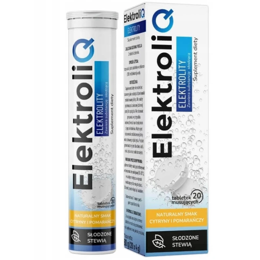 BioceriQ Pharma ElektroliQ, 20 шипучих таблеток: ціни та характеристики