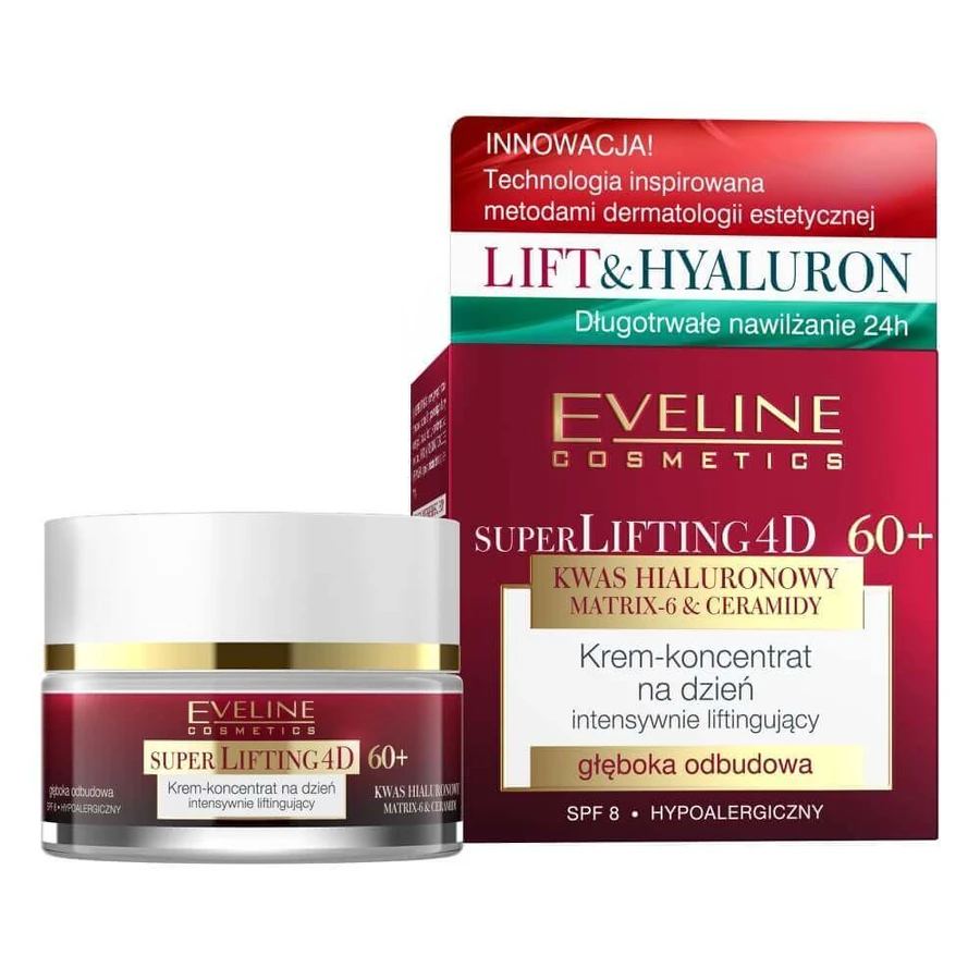 Eveline Cosmetics Интенсивный лифтинг дневной крем-концентрат 60+, 50 мл: цены и характеристики