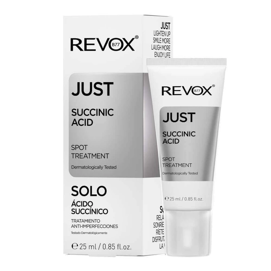 Топическое средство от прыщей и пигментных пятен Just Succinic Acid, 25 мл, Revox: цены и характеристики
