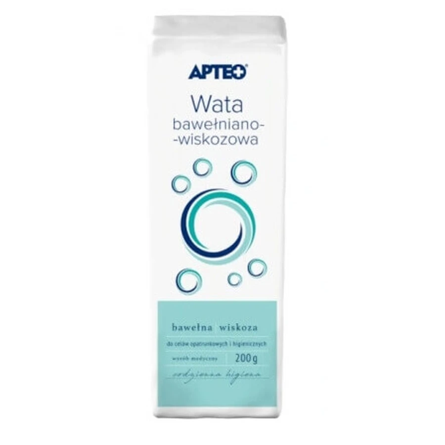 Вата перевязочная хлопково-вискозная, Apteo Care, 200 г, 1 шт.: цены и характеристики