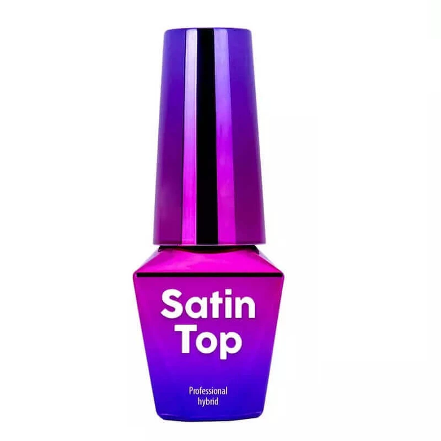 Матовое верхнее покрытие для ногтей MollyLac Satin Top, 10 г: цены и характеристики