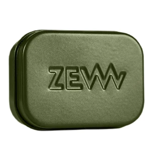 Алюминиевая мыльница Zew For Men, зеленая