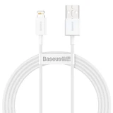 Baseus Superior USB - Lightning 2.4A 1.5 m cablu alb (CALYS-B02)