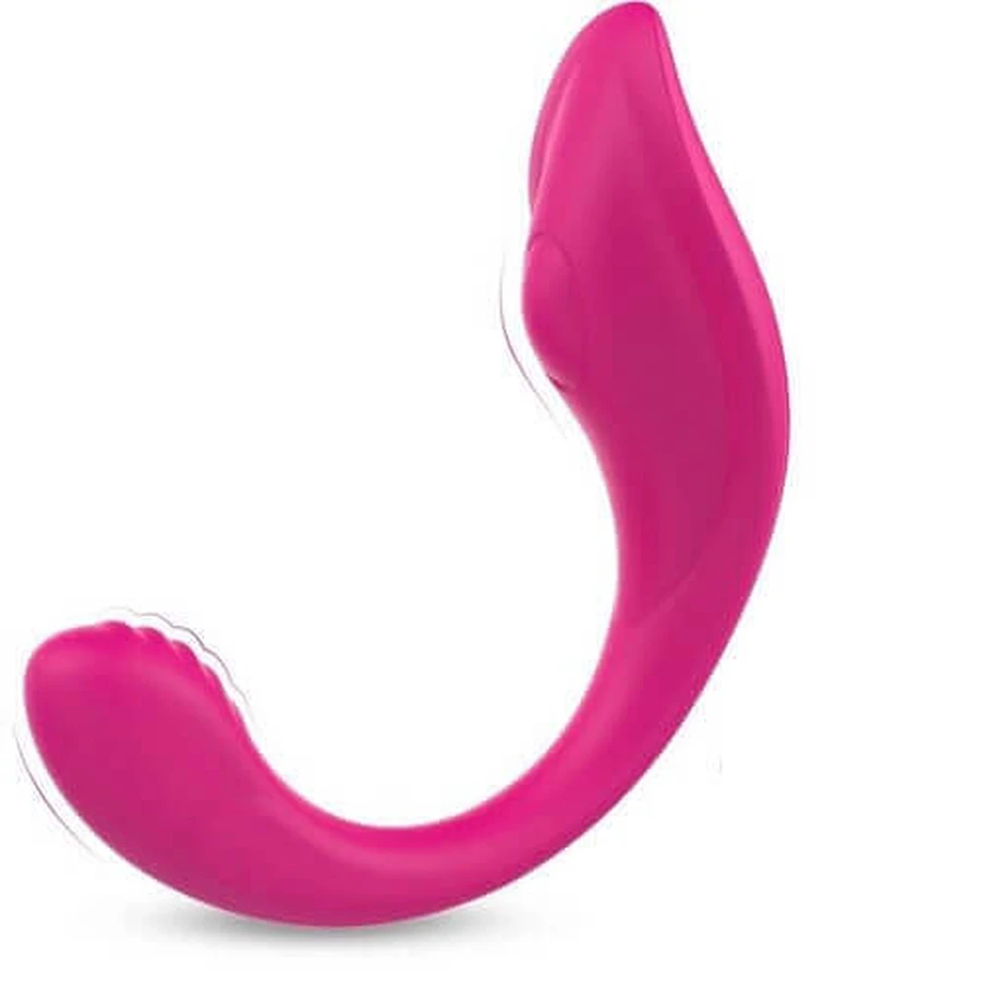 Багатофункціональний гнучкий вібратор S-Hande Ribbon Pro з 9 режимами вібрації Red Rose: ціни та характеристики