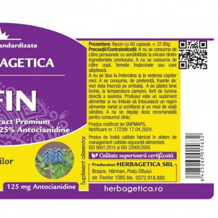 Herbagetica Afin x 60: ціни та характеристики