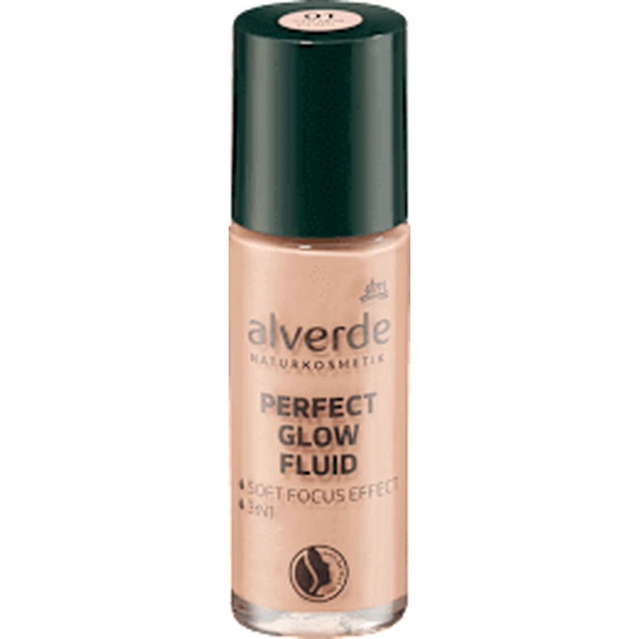 alverde NATURKOSMETIK NATURKOSMETIK Perfect Glow Fluid Флюїд №01 Золота перлина: ціни та характеристики