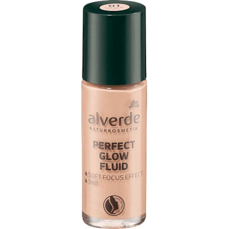 alverde NATURKOSMETIK NATURKOSMETIK Perfect Glow Fluid Флюїд №01 Золота перлина: ціни та характеристики
