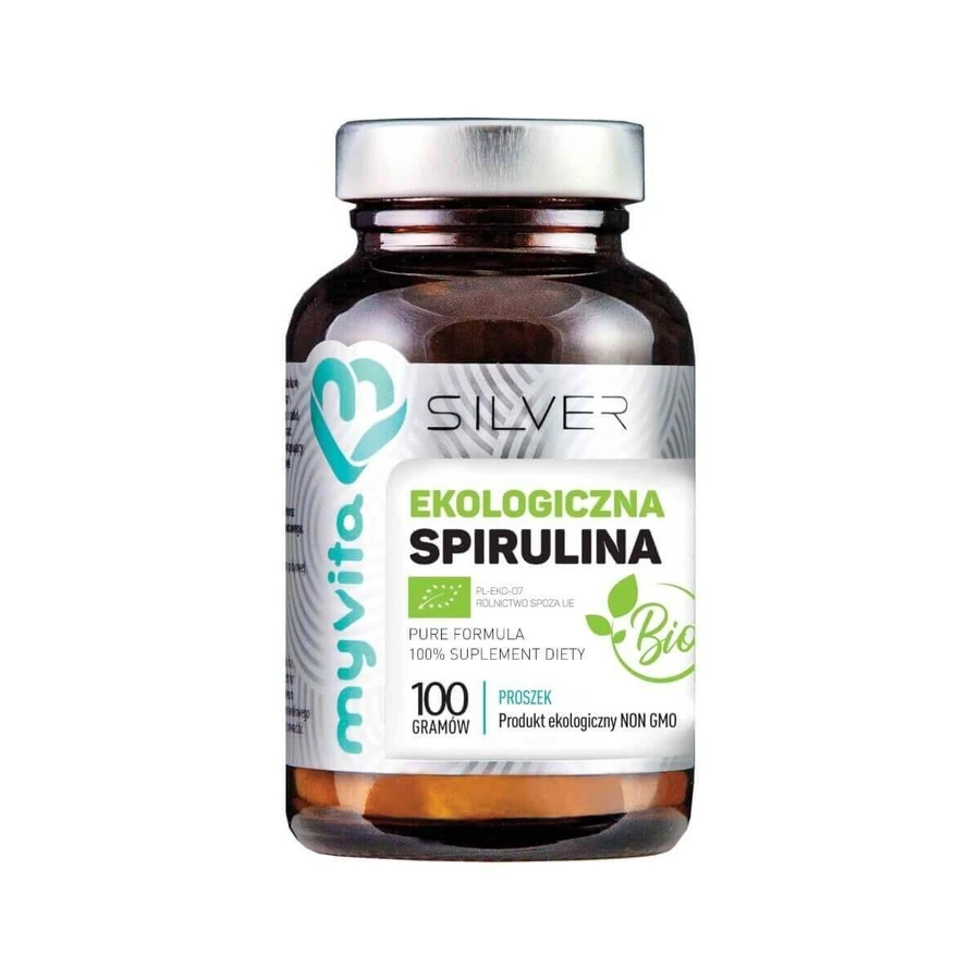 Органічний порошок MyVita Silver Spirulina 100 г: ціни та характеристики