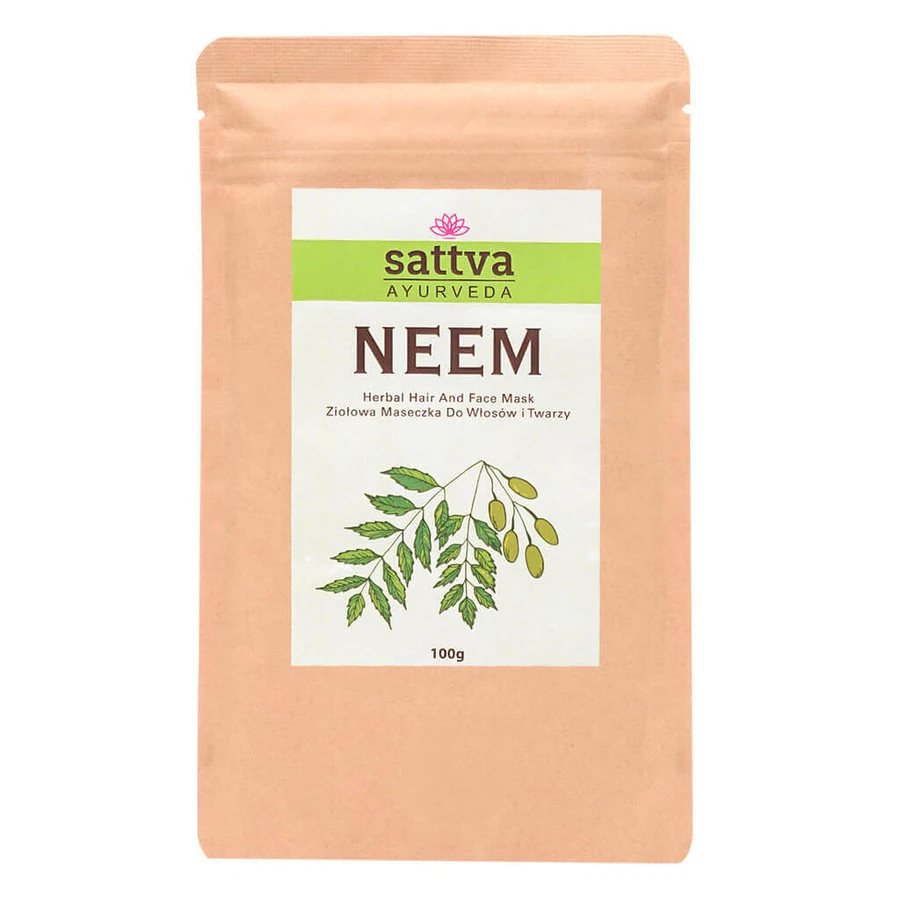 Маска для волосся та обличчя Sattva, Neem Herbal, 100 г: ціни та характеристики