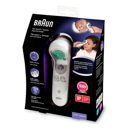 Безконтактний термометр, Braun: ціни та характеристики
