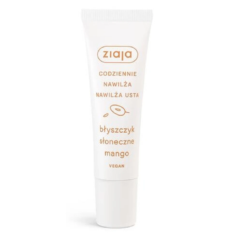 Блиск для губ Ziaja Daily Moisturizing Lip Gloss Sunny Mango, 12 мл: ціни та характеристики
