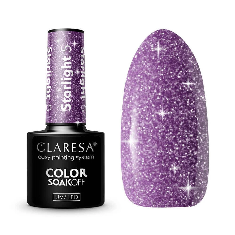 Claresa Soak Off UV/LED Starlight Hybrid Varnish 5, 5 г: цены и характеристики