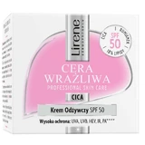 Питательный крем для чувствительной кожи Lirene SPF50, 50 мл