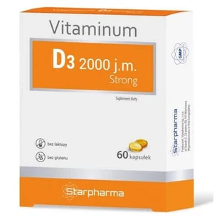 Вітамін D3 2000 МО, Strong, 60 капсул