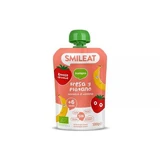 Органическое пюре из банана и клубники, +6 месяцев, 100 г, Smileat