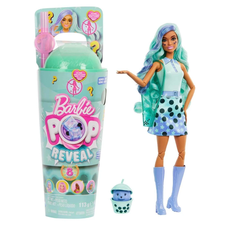 Лялька Pop Reveal, 3 роки+, Bubble Tea Green Tea, Барбі: ціни та характеристики
