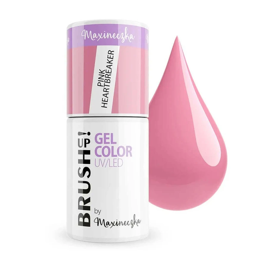 Lac de unghii Gel Color UV/LED BrushUp! roz Heartbreaker, 5 г.: цены и характеристики