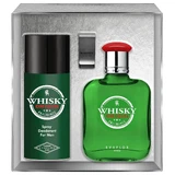 Туалетна вода Evaflor Whisky Origin, 100 мл + Дезодорант, 150 мл + Затиск для грошей
