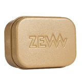 Алюминиевая мыльница Zew For Men, цвет: белый с оттенком