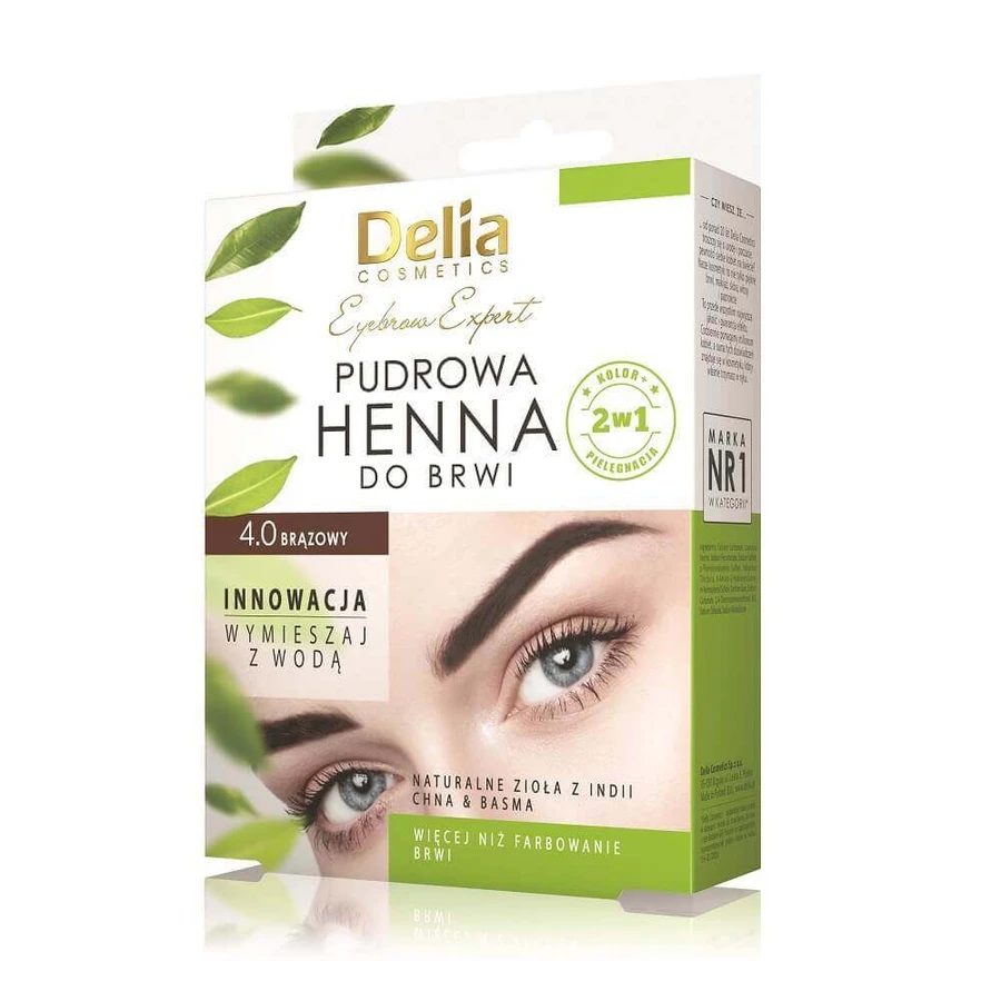 Delia Eyebrow Expert Powder Eyebrow Henna 4.0 Brown, 4g: цены и характеристики