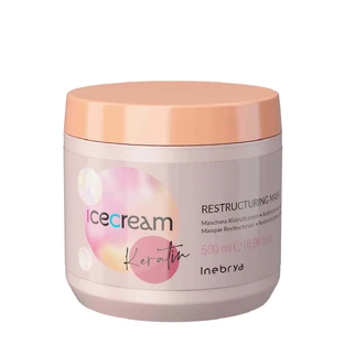 Inebrya Ice Cream Keratin Restructuring Hair Mask, 500 мл